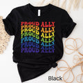 Proud Ally Shirt Ally Shirt LGBT Ally Shirt Equality Shirt Ally Pride Shirt LGBTQ Shirt Pride Shirt Gay Pride Shirt Lesbian Shirt Graphic Tee – Soft Feel · High-Quality Print
