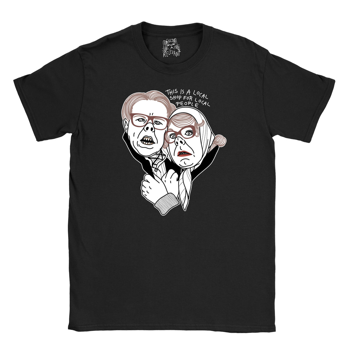 Turtleneck and Chains The League of Gentlemen This is a Local Shop for Local People T Shirt Graphic Tee – Everyday Comfort · Great Gift For Fans