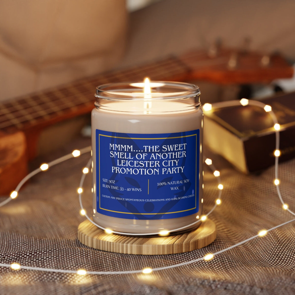 Sweet Smell of Another Leicester Promotion Party Candle Premier League Scented Candle Foxes Soccer Gift Game Day Candle for him Graphic Tee – Soft Feel · High-Quality Print
