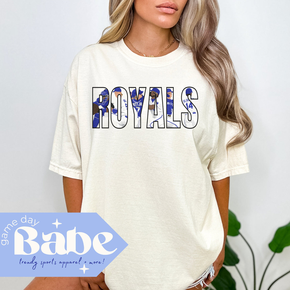 Adult Tee Royals Baseball Kansas City Shirt Game Day Outfit KC Gear Blue Gift Short Sleeve TShirt Black Outline Graphic Tee – Soft Feel · Must-Have Style