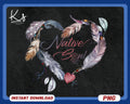 Native Soul Feather Heart Native American Png Indian Feather Png Tribal Feather Png Feather Png Indian Png Tribe Png Tribal Png Graphic Tee – Everyday Comfort · Must-Have Style