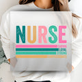 Nursing DTF Print Retro Nurse Direct to Film Transfer Ready to Press Nurse Heat Transfer For Making Nurse Shirts Designs For Nursing Student Graphic Tee – Everyday Comfort · Trending Graphic Apparel