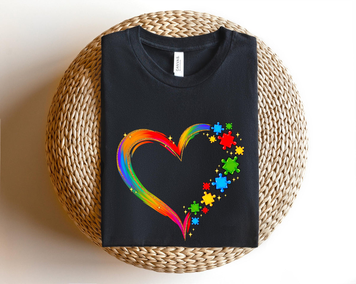 Autism heart Awareness ShirtAutism ShirtAutism MomAwareness ShirtPuzzle ShirtAutism Mom ShirtAutism Awareness Graphic Tee – Fan Favorite · Top Pick For Any Outfit