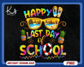 Happy Last Day Of School Png Last Day Of School Png End Of School Png Teacher Shirt Png Pencil Summer Graduation Png Digital Download Graphic Tee – Fan Favorite · High-Quality Print