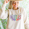 Queer Sweatshirt Gay Pride Shirt LGBT Lesbian Shirt Lesbian Clothing Queer Girls Sweatshirt Pride Shirt Women Sweatshirt – Warm & Stylish · Top Pick For Any Outfit
