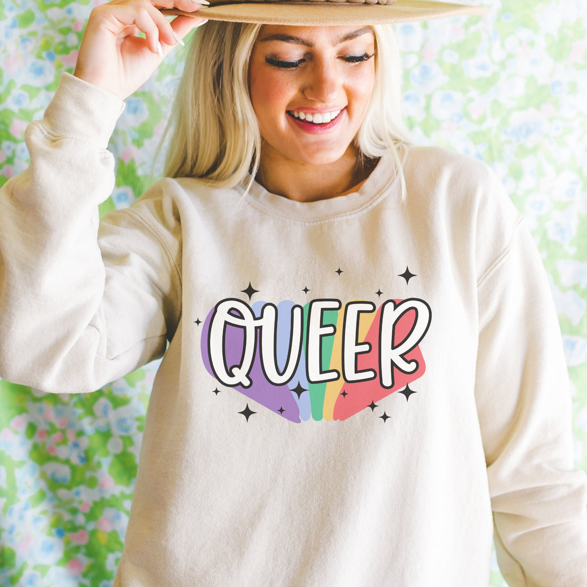 Queer Sweatshirt Gay Pride Shirt LGBT Lesbian Shirt Lesbian Clothing Queer Girls Sweatshirt Pride Shirt Women Sweatshirt – Warm & Stylish · Top Pick For Any Outfit