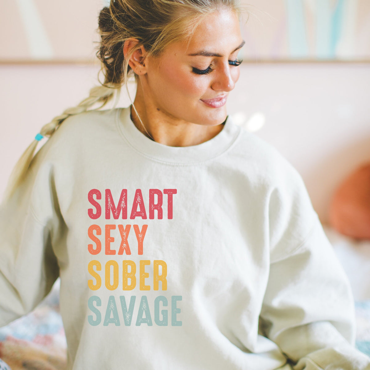 Sober Sweatshirt Sobriety Gift for Women Sober Gift for Her Gift for Sponsor AA Recovery Gifts Sobriety Gifts Sobriety Shirt Sweatshirt – Aesthetic Look · Perfect For Daily Wear
