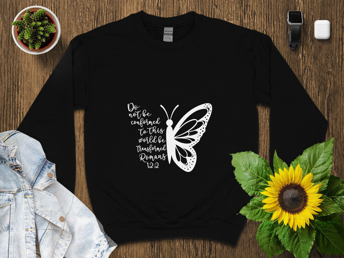 Inspirational Butterfly Quote T Shirt Romans 122 Christian Tee Women39s Faith Based Comfort Shirt Spiritual Gift Idea Religious Top Graphic Tee – Soft Feel · Trending Graphic Apparel