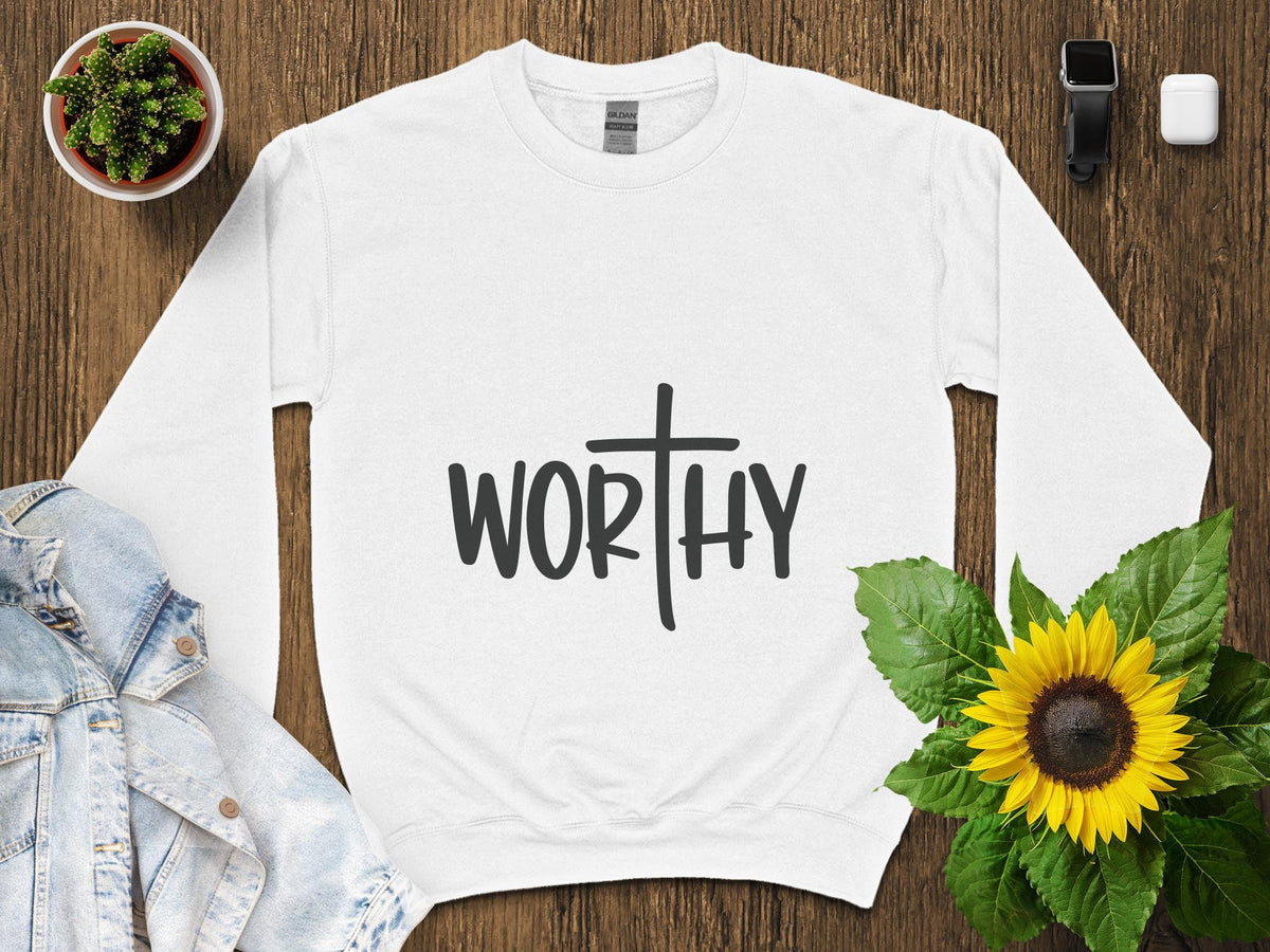 Inspirational Worthy Quote T Shirt Motivational Text Tee Positive Affirmation Unisex Adult Clothing Casual Fashion Top Gift Idea Graphic Tee – Premium Graphic · Perfect For Daily Wear
