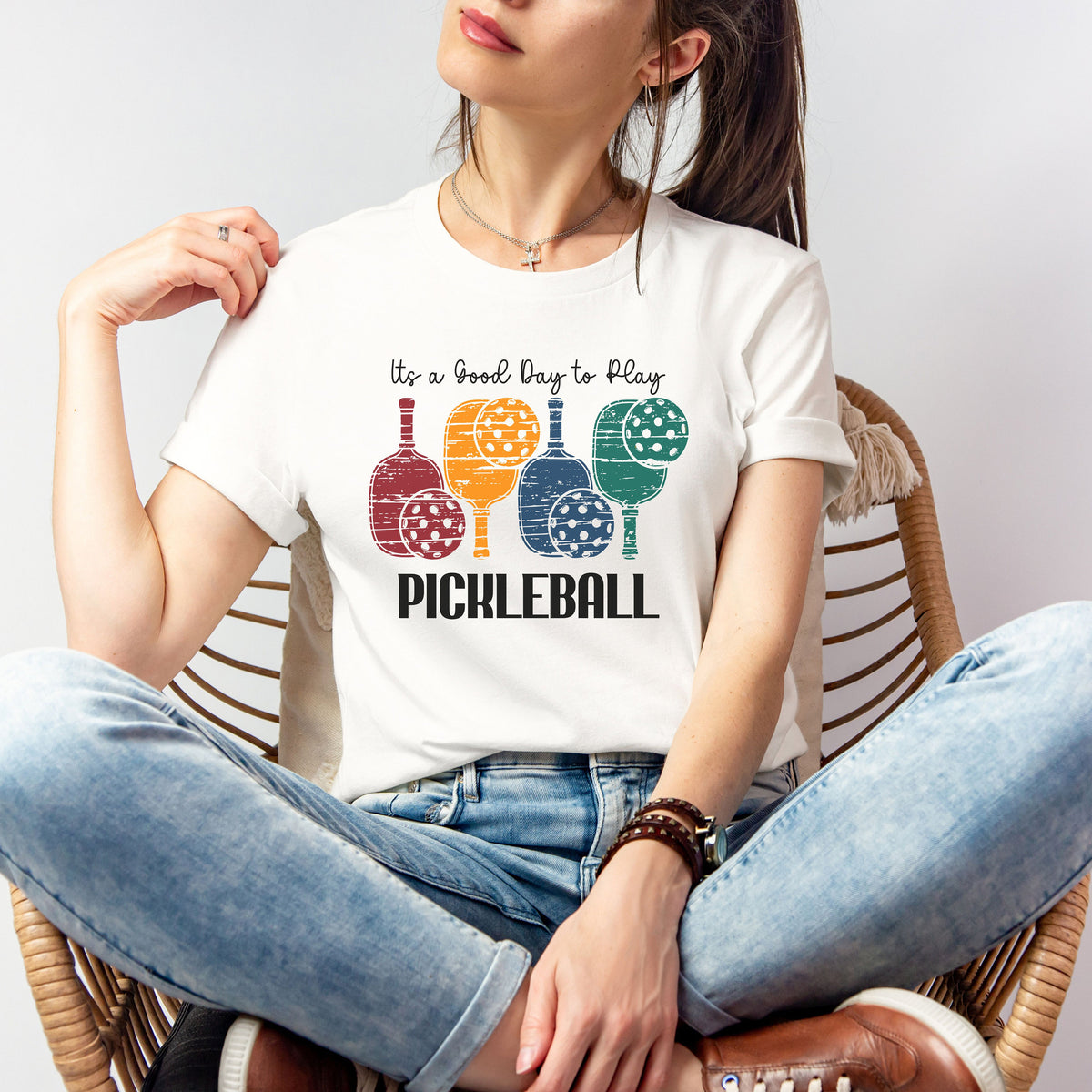 Pickleball Shirt Sport Graphic Tees Pickleball Gifts Sport Shirt Pickleball Shirt for Women Gift for Her Sport Outfit Graphic Tee – Feel-Good Design · Perfect For Daily Wear