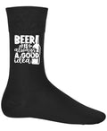 Fathers Day Gifts Novelty Socks For Men Mens Footwear Birthday Gifts For Dad Beer Is Always A Good Idea Graphic Tee – Easygoing Wear · Must-Have Style