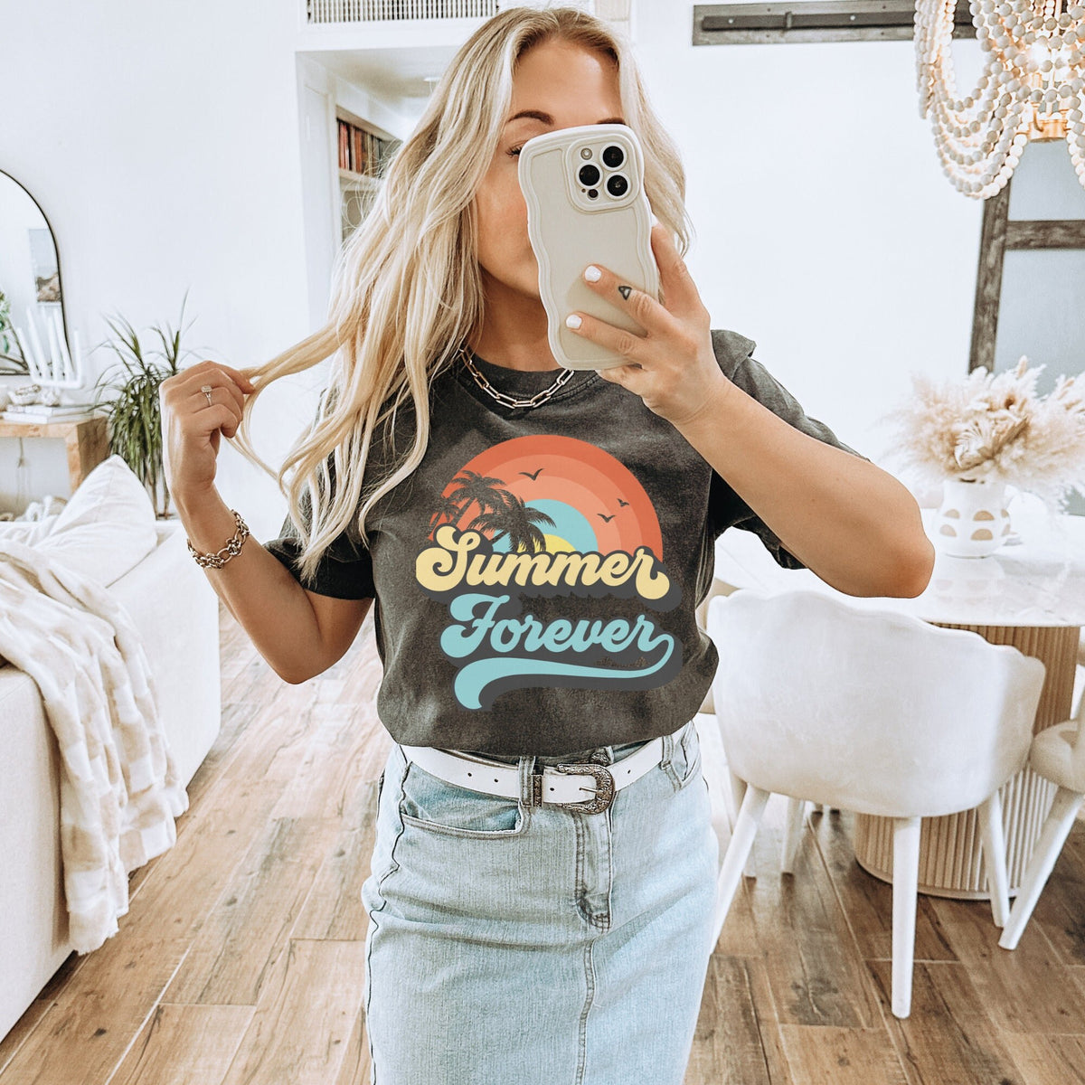 Summer Forever Beach Shirt Summer Aesthetic Clothes Summer Vacation Shirt Beach Lover Shirt Beach Vacation Shirt Vacation Shirt Graphic Tee – Cozy Vibes · Top Pick For Any Outfit