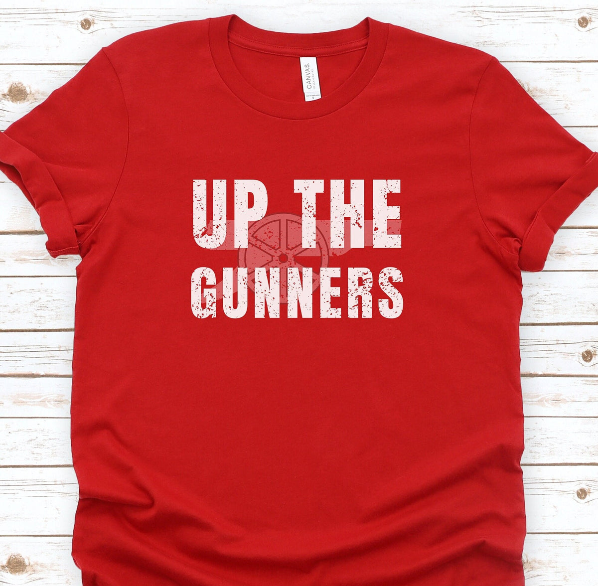 Up The Gunners Arsenal Cannon Fan Shirt Funny Gunners Tee Gooner Supporter T shirt AFC Unisex Short Sleeved Shirt Graphic Tee – Warm & Stylish · Perfect For Daily Wear