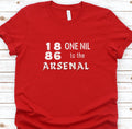 One Nil To The Arsenal 1886 Soccer Fan Shirt Funny Gunners Tee Gooner Supporter T shirt AFC Unisex Short Sleeved Shirt Graphic Tee – Premium Graphic · Top Pick For Any Outfit