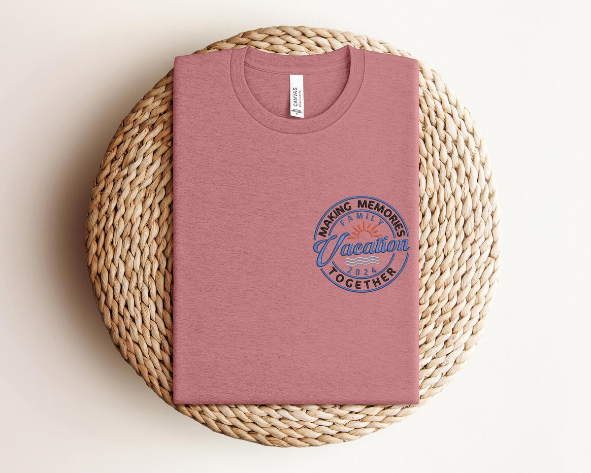 Embroidered Family Vacation ShirtVacation Embroidery Shirt Embroidery ShirtVacation in Family ShirtGift for Vacation Shirt Graphic Tee – Everyday Comfort · Trending Graphic Apparel
