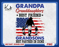 Grandpa Granddaughters Best Friend Grandsons Best Partner In Crime Png Grandpa Father39s Day Gift Father39s Day From Kids Granddaughter Graphic Tee – Fan Favorite · Top Pick For Any Outfit