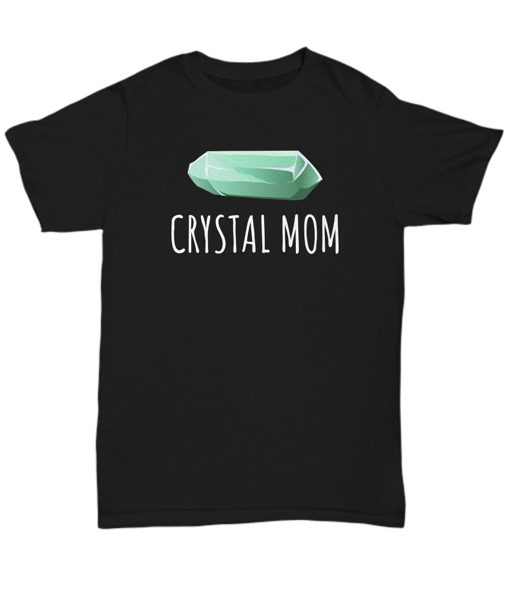 Crystals Shirt Crystal Collector Gift Crystal Lover Present Gemstones Crystal Gifts Crystal Mom Unisex Tee Graphic Tee – Warm & Stylish · Perfect For Daily Wear