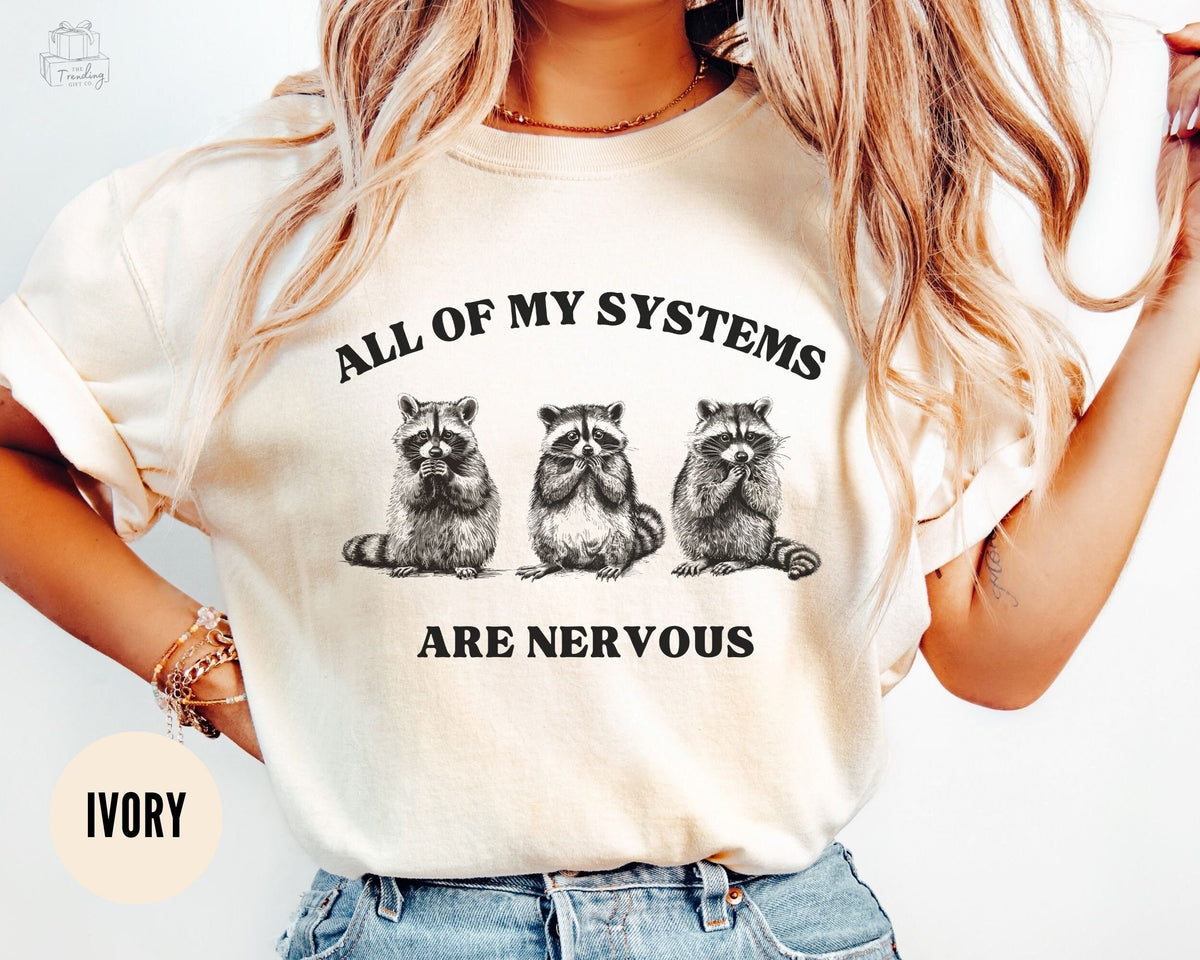 Comfort Colors Funny Raccoon Shirt Meme Tshirt Sarcastic RaccoonTee Anxiety T Shirt Gift for Racoon Lover Unhinged Tshirts Feral Girl Graphic Tee – Feel-Good Design · High-Quality Print