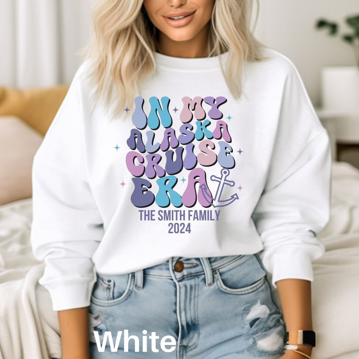 2024 Custom Alaska Cruise Sweatshirt Matching Family Cruise Shirt Personalized Alaska Cruise Sweater Personalized Group Alaska Cruise Sweatshirt – Soft Feel · Perfect For Daily Wear