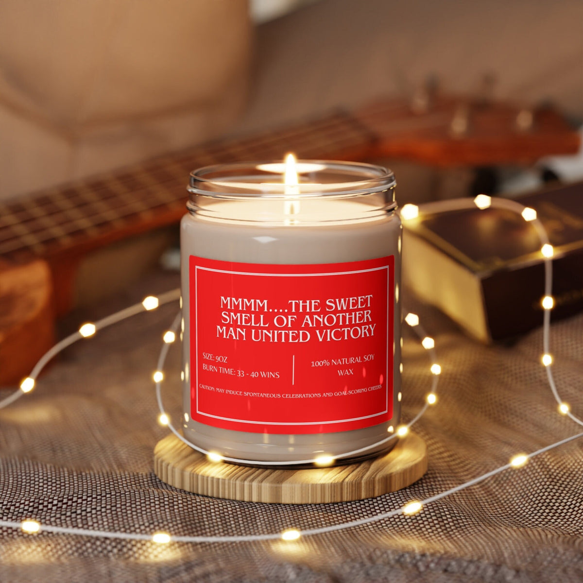 Smells Like A Win Candle Man United Gifts Premier League Scented Candle Champions League Soccer Gift Game Day Candle for him Manchester Graphic Tee – Fan Favorite · Great Gift For Fans
