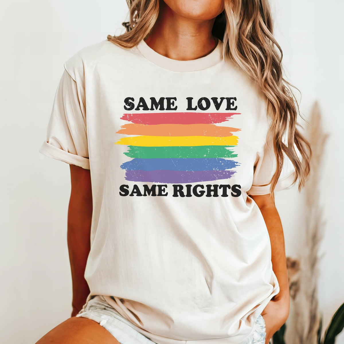 Same Love Same Rights Shirt Gay Pride Shirt LGBTQ Shirt Queer Shirt Lesbian Shirt LGBT Shirt Gay Pride Shirt Equality Shirt Gay Pride Shirt Graphic Tee – Easygoing Wear · Top Pick For Any Outfit