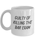 Funny Bar Exam Gift Bar Exam Mug Lawyer Gift Law Student Gift For Future Lawyer Guilty Of Killing The Bar Exam Graphic Tee – Soft Feel · Trending Graphic Apparel