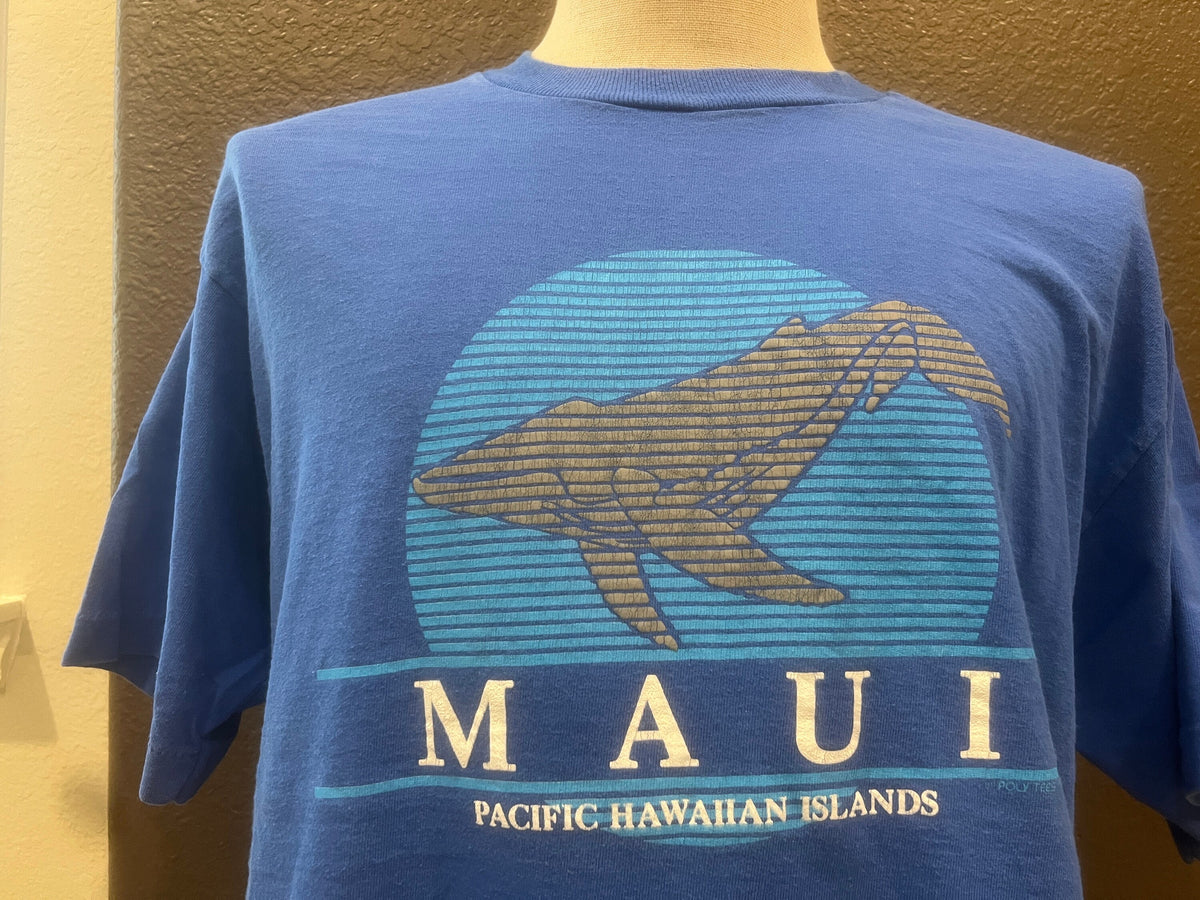 Vintage 9039s Maui Hawaiian Island Hawaii Blue T Shirt Size XL Graphic Tee – Cozy Vibes · Must-Have Style