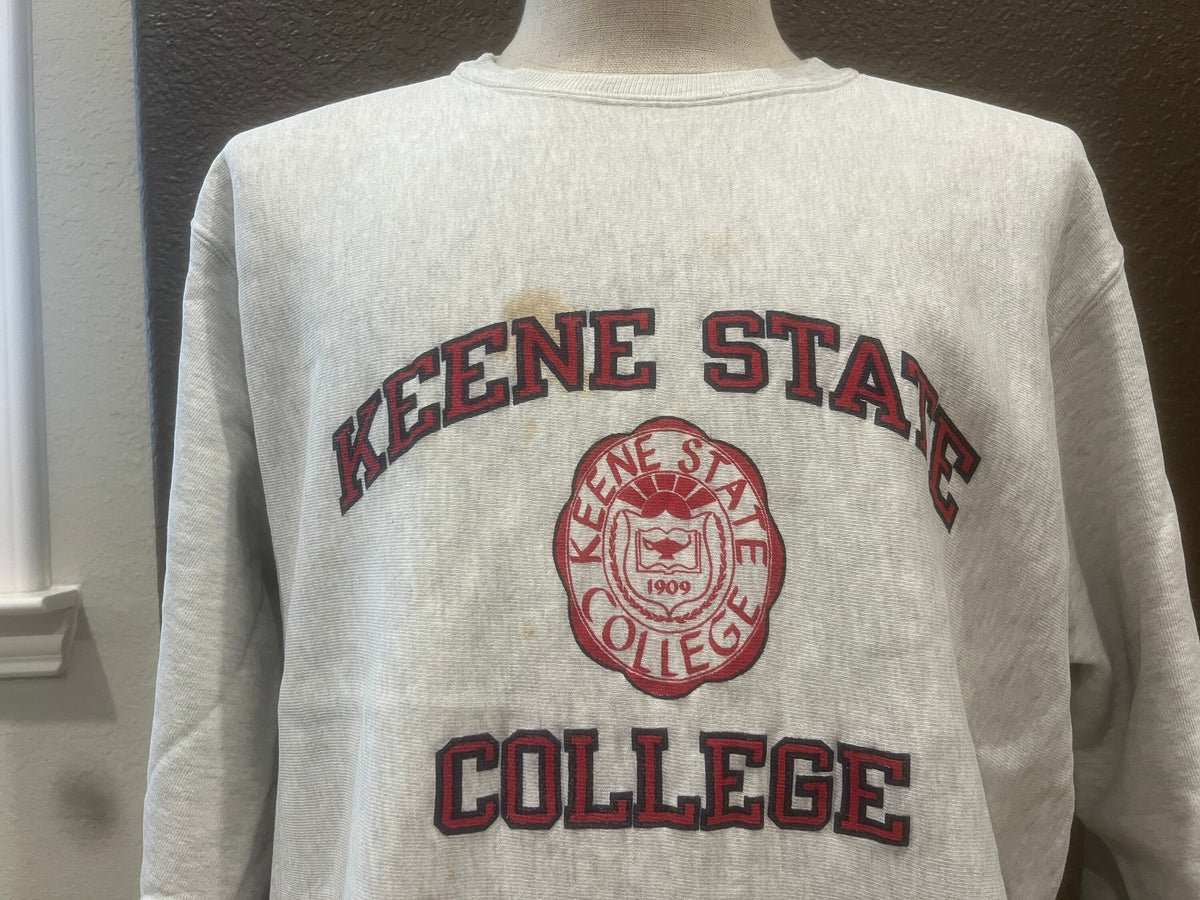 Vintage 9039s Keene State College Grey Crewneck Sweatshirt Size L Sweatshirt – Feel-Good Design · Trending Graphic Apparel