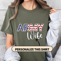 Army Wife Shirt Army Mom Shirt for Army Families Personalized Sweatshirt Military Proud Hoodie For Youth American Pride Veterans Gift Idea Hoodie – Cozy Vibes · Top Pick For Any Outfit