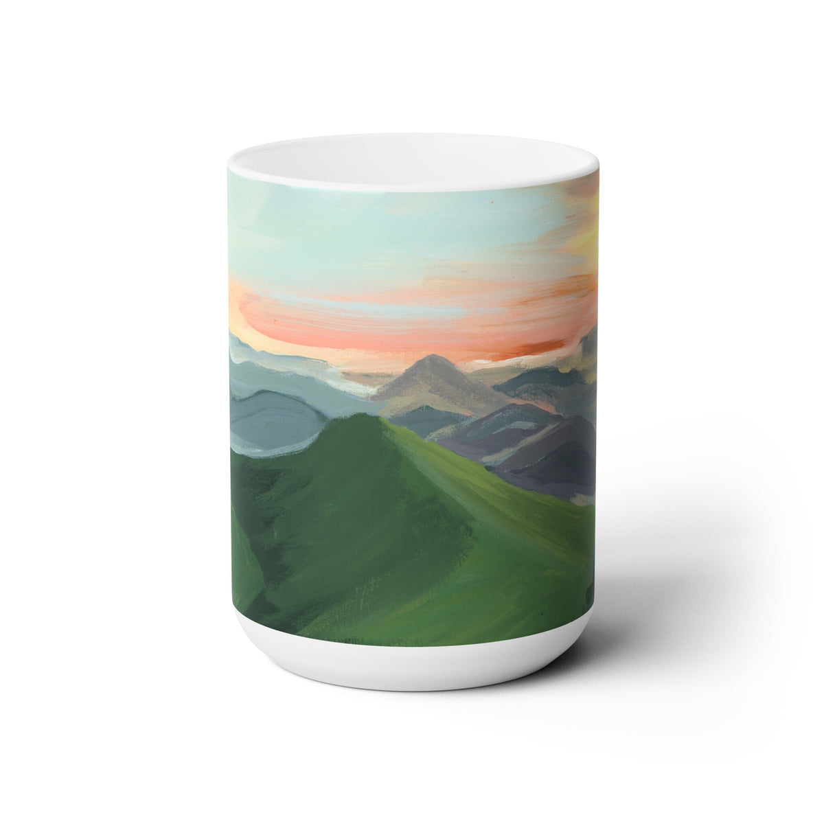 Ouachita Mountains Ceramic Mug 15oz Graphic Tee – Easygoing Wear · Top Pick For Any Outfit
