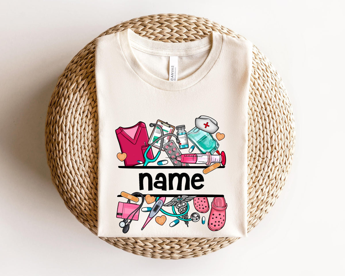 custom nurse shirt shirt for nurse nurse shirt nurse name shirt nurse shirt with name custom name shirt gift for nurse nurse gift Graphic Tee – Fan Favorite · Great Gift For Fans