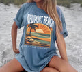 Newport Beach California Retro Tee Shirt Orange County Tshirt Gift Graphic Tee – Soft Feel · Top Pick For Any Outfit