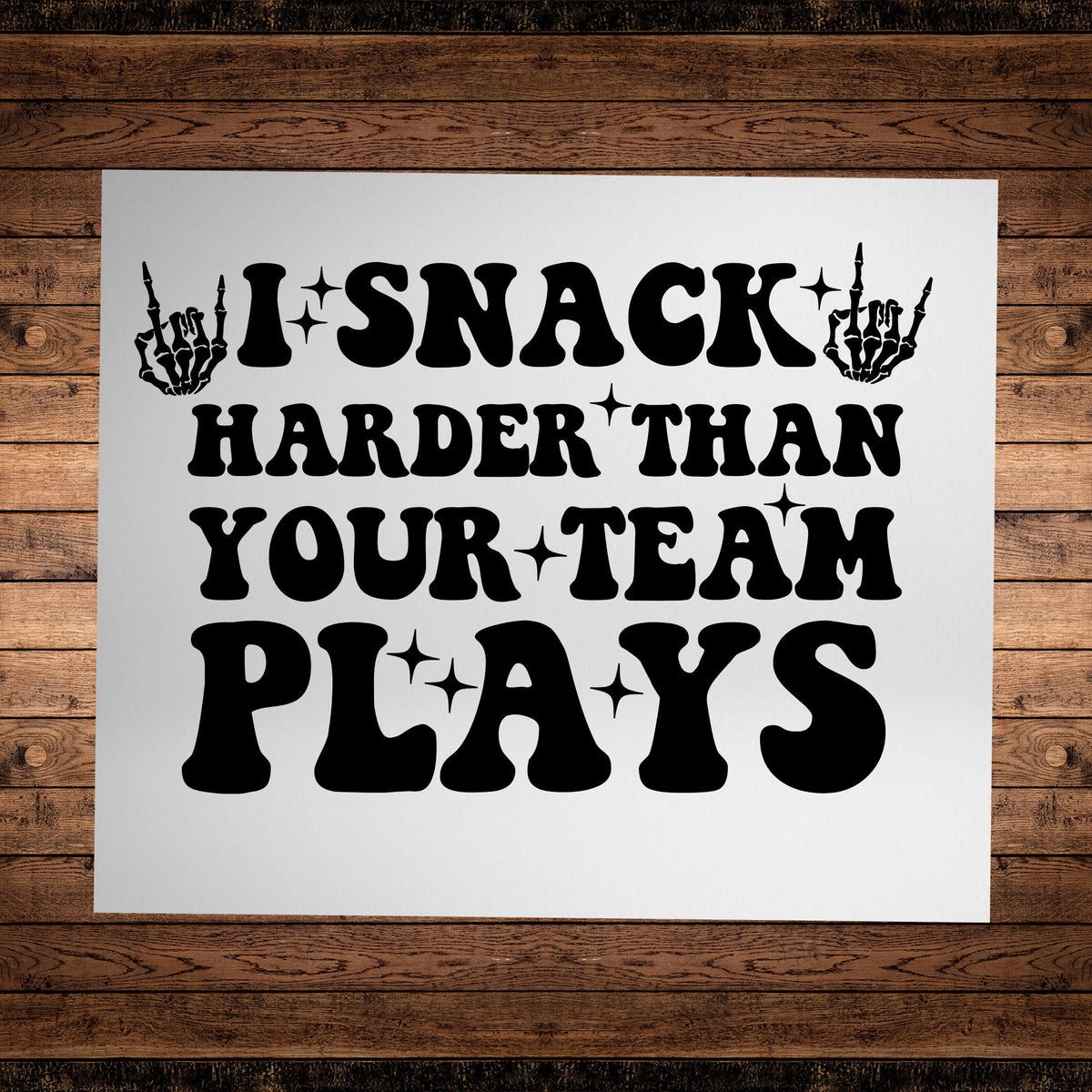 DTF Print I Snack Harder Than Your Team Plays Game Day Funny Sports Mom Direct to Film Transfer Ready to Press Heat Transfer for Youth Sport Graphic Tee – Everyday Comfort · High-Quality Print