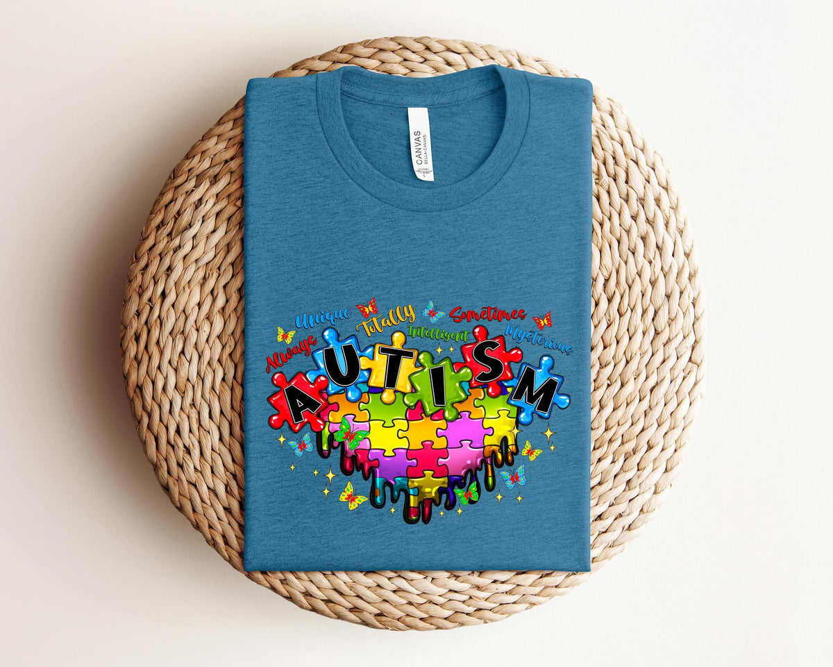 Autism Hearts Autism Awareness ShirtAutism ShirtAutism MomAwareness ShirtPuzzle ShirtAutism Mom ShirtAutism Awareness Graphic Tee – Warm & Stylish · Must-Have Style