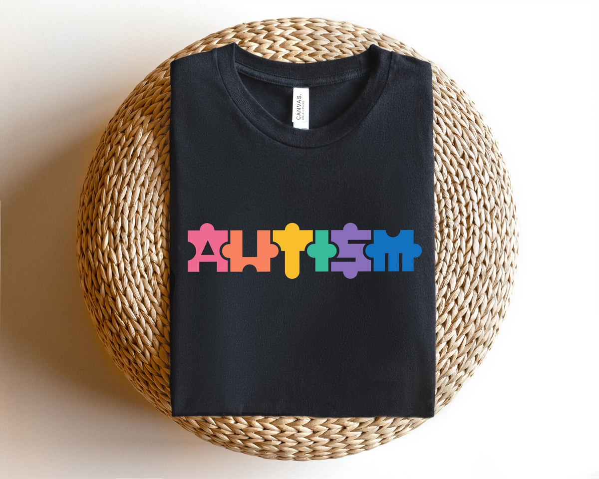 Colorful Autism Puzzle Shirt Autism Shirt Autism Mom Shirt Puzzle Shirt Autism Puzzle Shirt Autism Awareness Shirt Proud Mom Shirt Graphic Tee – Soft Feel · Top Pick For Any Outfit
