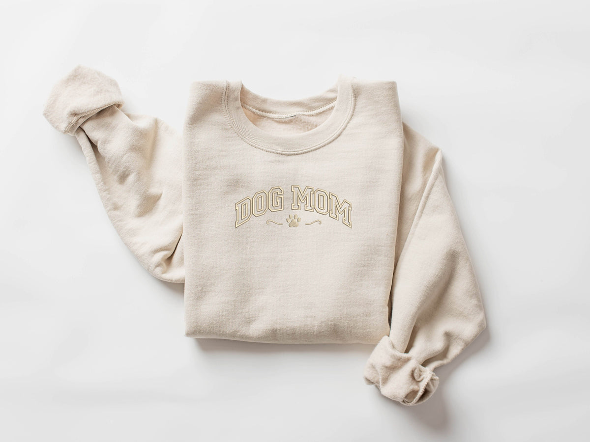Embroidery Dog Mama ShirtDog Lover Embroidery SweatshirtMother39s Day Embroidery ShirtEmbroidery Mother GiftDog Mama Shirt Sweatshirt – Aesthetic Look · Great Gift For Fans