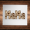 Mama Cow Print DTF Transfer Cowhide Mama Faux Embroidery Retro Western Highland Cow Western Southwest Style Direct to film Print Ready press Graphic Tee – Warm & Stylish · High-Quality Print