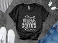 It39s Always Coffee Time T Shirt Fun Coffee Lover Tee Casual Typography Shirt Unisex Graphic Tee Graphic Tee – Feel-Good Design · High-Quality Print