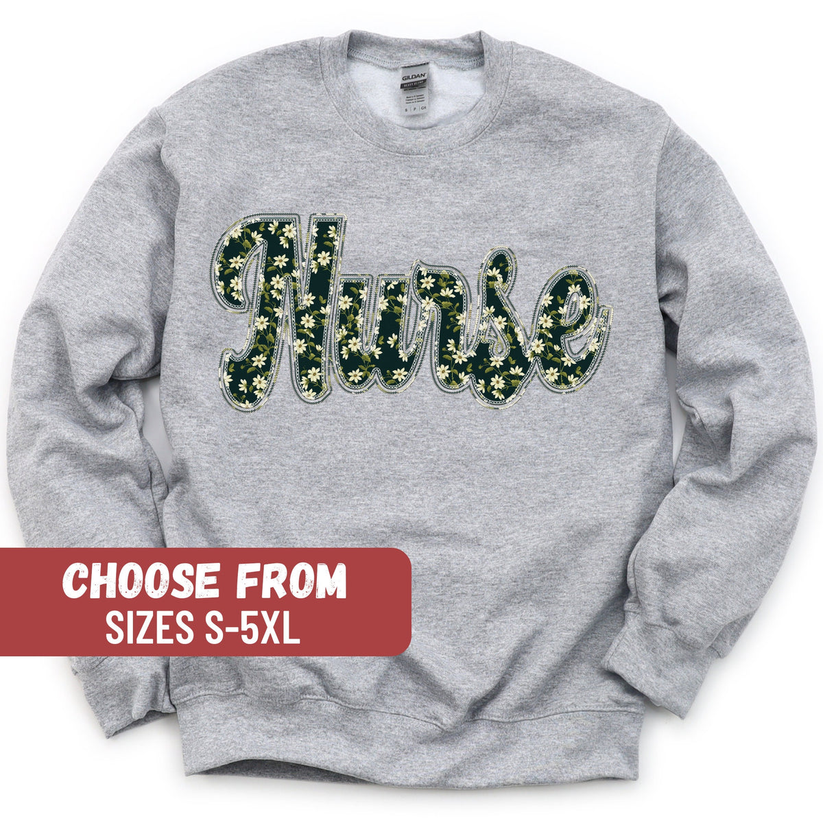 Nurse Sweatshirt RN Sweatshirt Nursing Student Nurse Gift Nursing Sweater Nurse Graduation Gift NICU Nurse Nurse Daisies Sweatshirt Sweatshirt – Feel-Good Design · Great Gift For Fans
