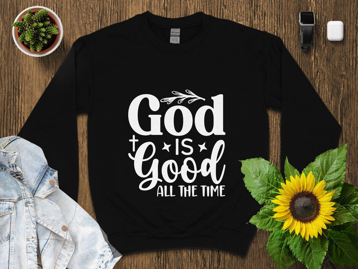 Inspirational Quote T Shirt God is Good All The Time Christian Faith Tee Religious Unisex Shirt Positive Message Clothing Graphic Tee – Aesthetic Look · Must-Have Style