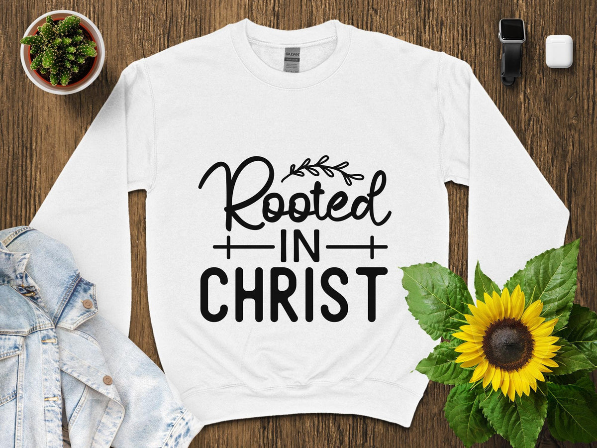 Rooted in Christ Faith T Shirt Christian Spiritual Tee Inspirational Religious Shirt Unisex Bible Quote Top Church Wear Gift Graphic Tee – Everyday Comfort · Great Gift For Fans