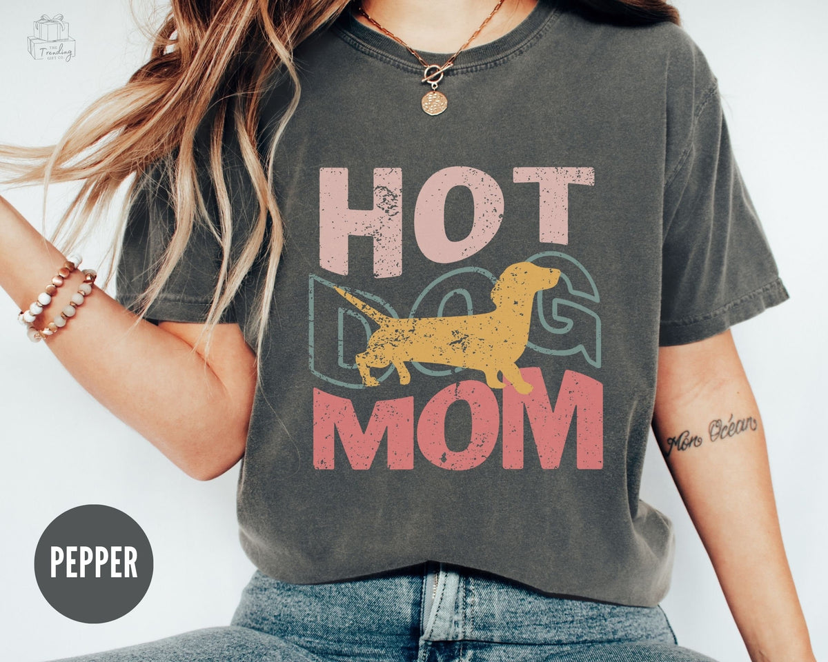 Comfort Colors Dachshund Shirt Dog Mom Shirt Doxie TeeDachshund Clothes Weenie Dog Tshirt Weiner Dog Gifts Fur Mama Shirt Graphic Tee – Soft Feel · Great Gift For Fans
