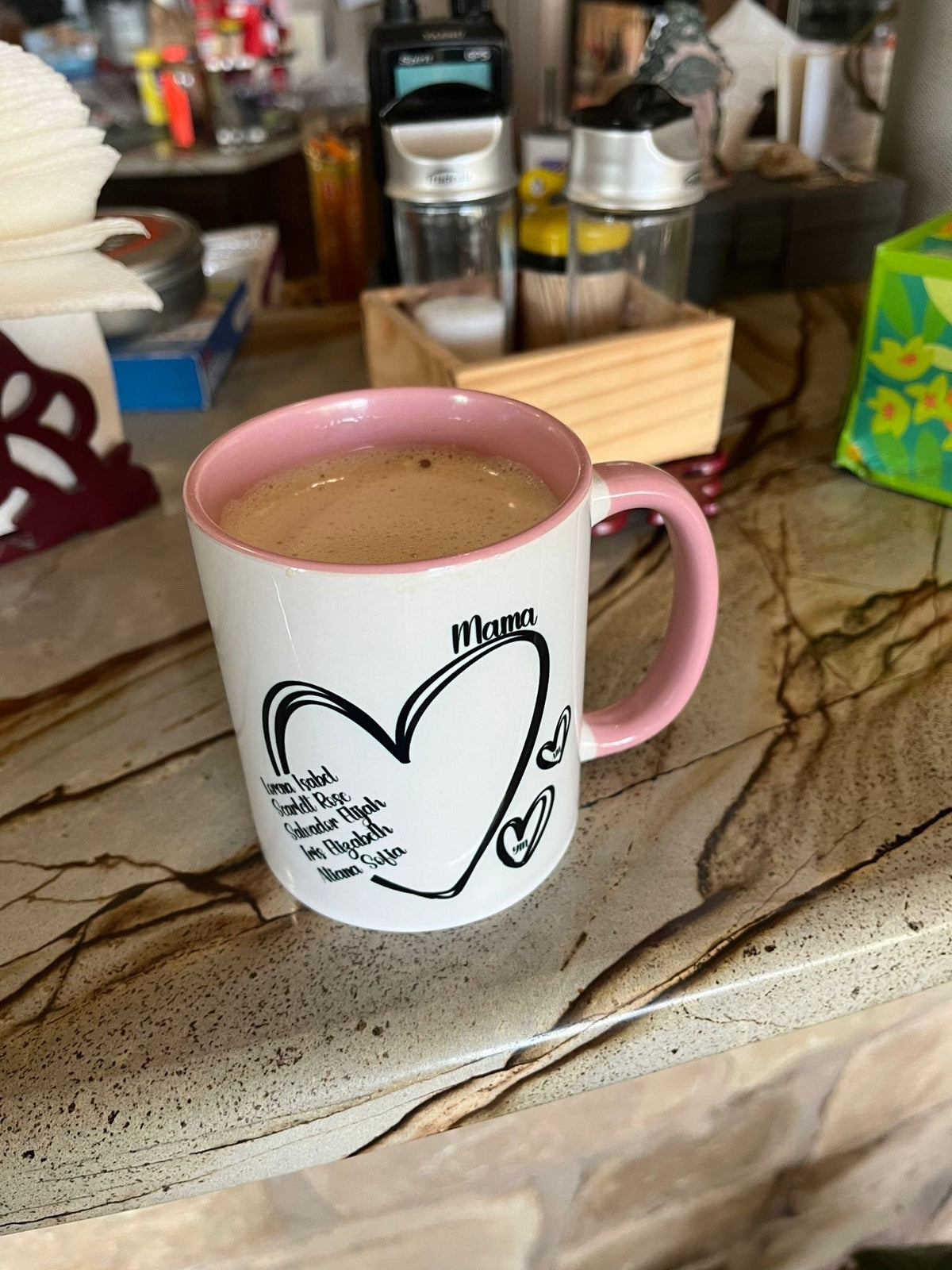 Custom Mama Mug Doodle Heart with kids names Mother39s Day Coffee Mug Mothers Day Gift for New Mom Gift Baby Shower Gift Pregnancy Gift Graphic Tee – Premium Graphic · Top Pick For Any Outfit