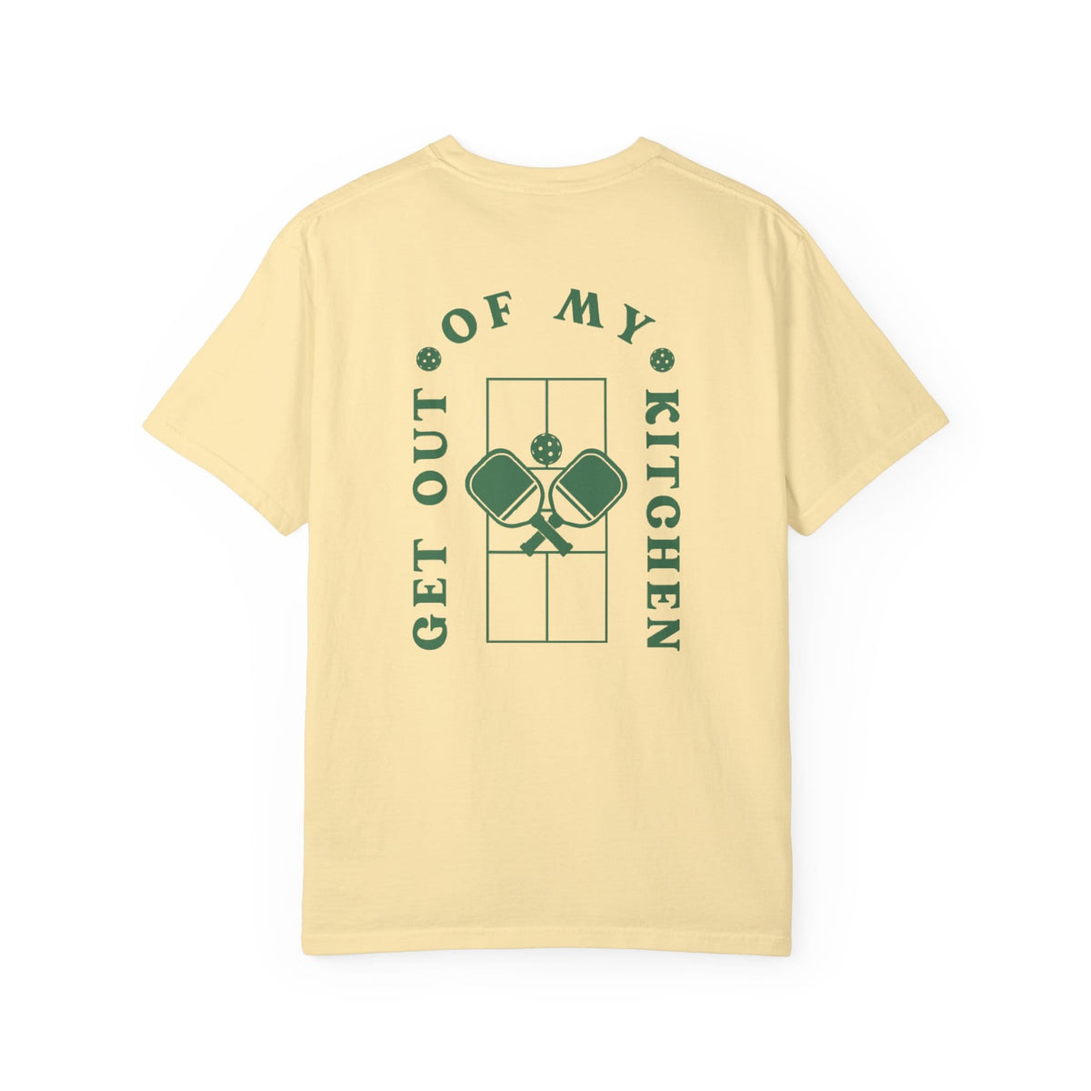 PickleBall Club Shirt Get Out of my Kitchen Graphic Tee – Warm & Stylish · High-Quality Print
