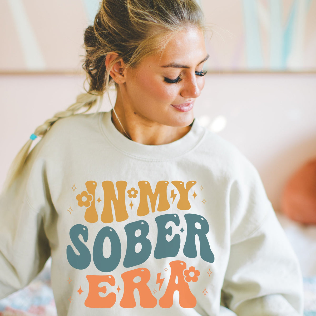In My Sober Era Sweatshirt Sobriety Gift for Women Sober Gift for Her Gift for Sponsor AA Recovery Gifts Sobriety Gifts Sobriety Shirt Sweatshirt – Easygoing Wear · High-Quality Print