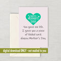 Funny Mother Printable Card Mother39s Day Card Mom Card Mother Printable Instant Download Digital Card You Gave Me Life Graphic Tee – Easygoing Wear · Trending Graphic Apparel