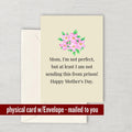 Funny Mother Greeting Card Mother39s Day Card Mom Card Mothers Day Greeting Card Not Sending This From Prison Graphic Tee – Easygoing Wear · Great Gift For Fans