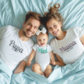 Harmonie KollektionPassende FamilienoutfitsPassendes Set Mama Papa und Baby Outfit Familien T Shirt und Baby Body Kind Tshirt Partnerlook Graphic Tee – Bold Style · Must-Have Style