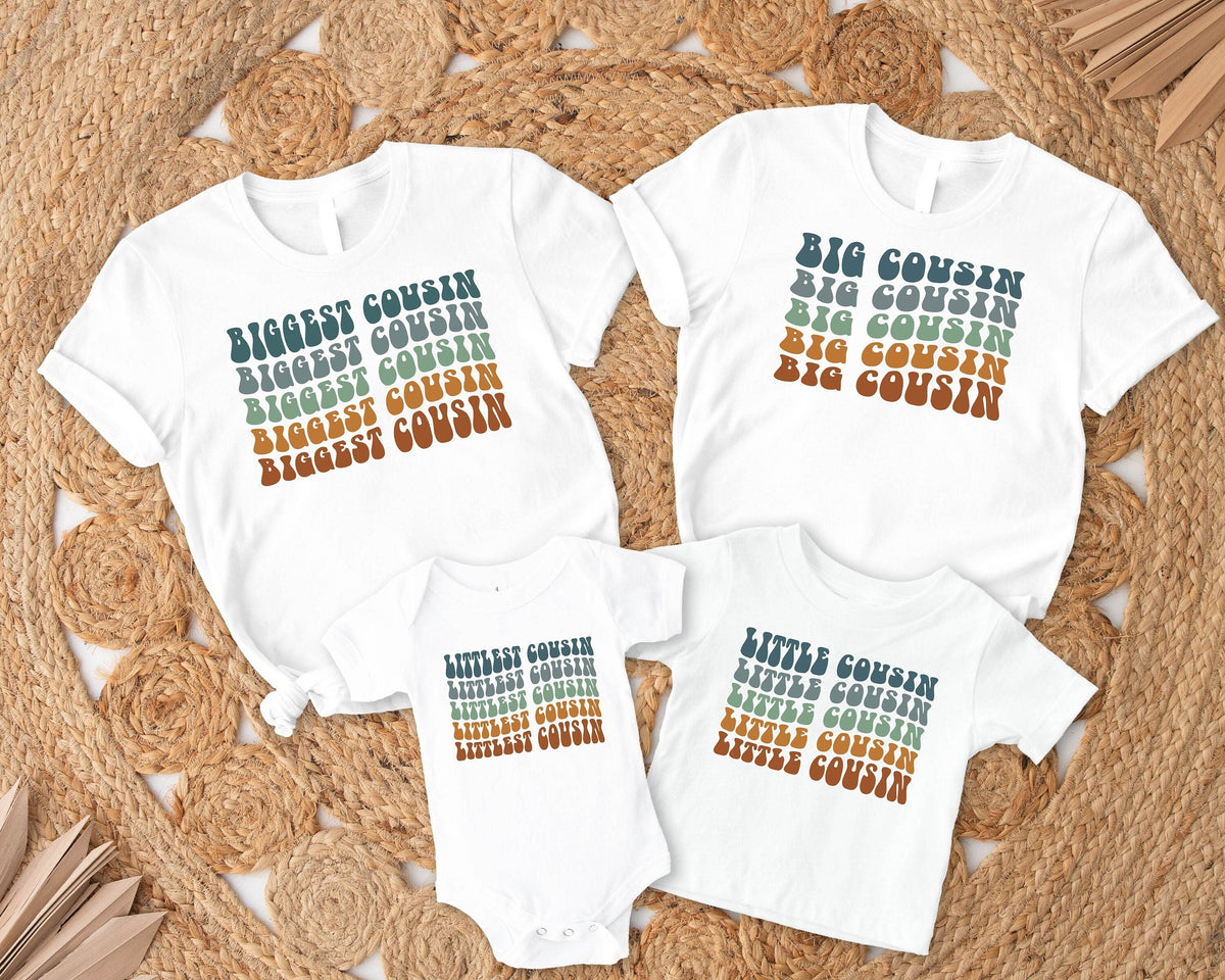Big Cousin Biggest Cousin Little Cousin Littlest Cousin T Shirt Family Matching Shirts Cousins Cute Shirt Cousin Crew Matching Tees Graphic Tee – Premium Graphic · Top Pick For Any Outfit