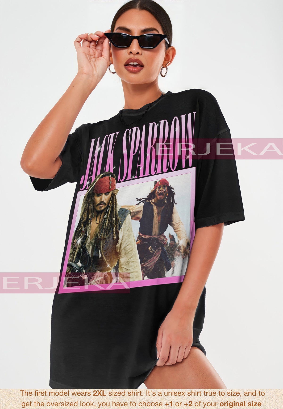 CAPTAIN JACK SPARROW Vintage Shirt Jack Sparrow Homage Tshirt Jack Sparrow Fan Jack Sparrow Retro 90 Sweater Jack Sparrow Merch Gift Graphic Tee – Warm & Stylish · Perfect For Daily Wear
